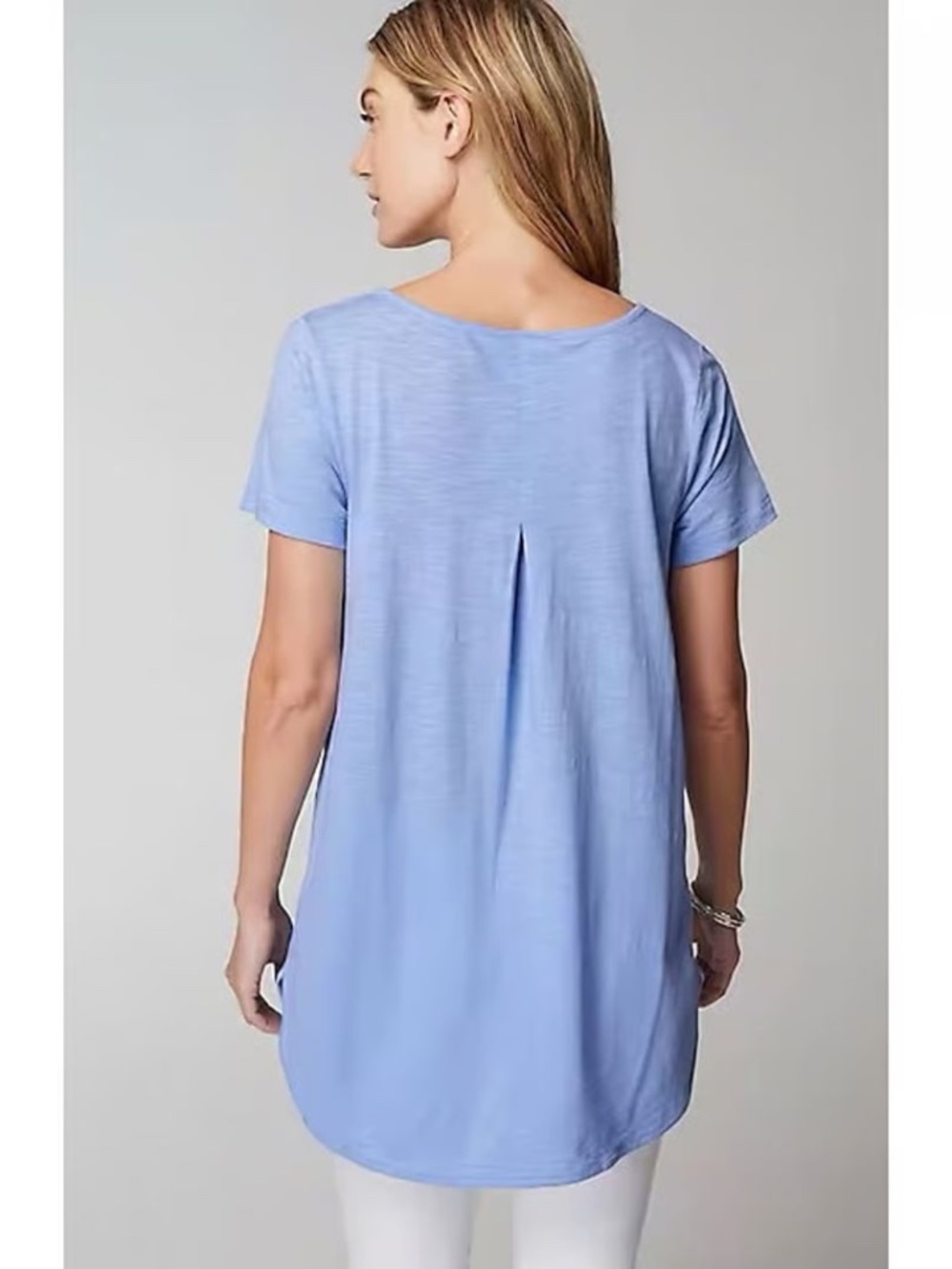 J. Jill Cotton And Tence Modal Shirttail Tunic - Picture 2 of 4